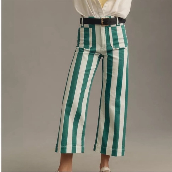 Maeve Pants - Maeve Striped Colette Jeans (read)
Size 16W